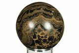 Polished Stromatolite (Greysonia) Sphere - Bolivia #227064-1